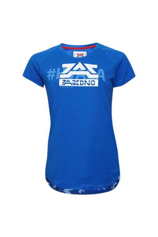 T-Shirt Blue ‘Camo’ Women